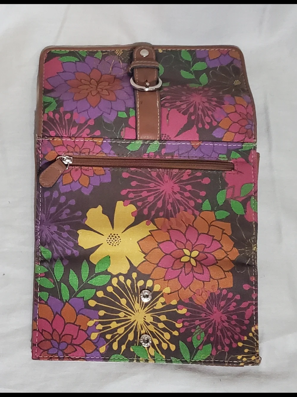 Floral Multi-Color Women's Clutch Wallet